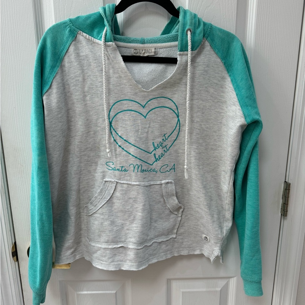 Heart 2 Heart Santa Monica, CA hooded sweatshirt size medium